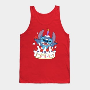 Happy Birthday Stitch Tank Top
